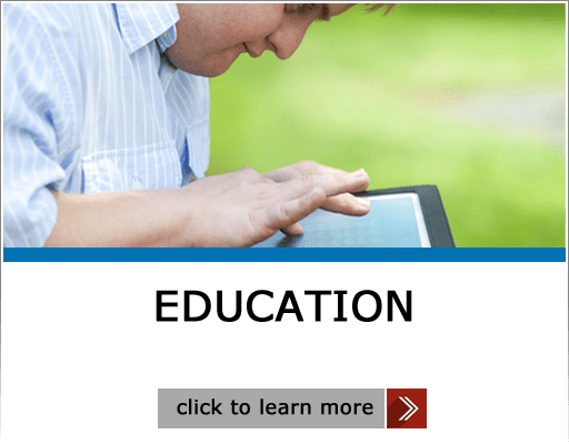 goal EDUCATION; student with down syndrome playing on tablet