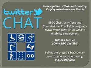EEOC Twitter Chat Image